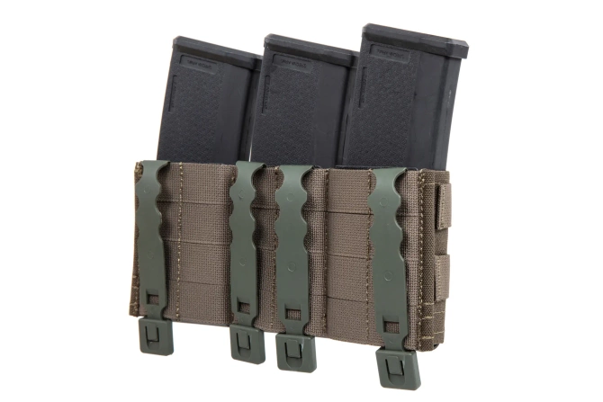 Wosport Ranger Green triple rifle magazine pouch