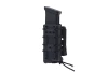 SMC Pistol Magazine Pouch with flocking (QD belt) - black