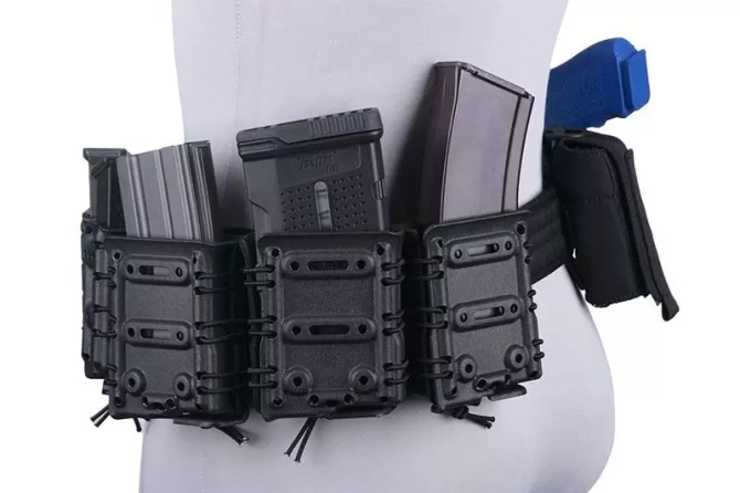 Open V (S) 7.62 Magazine Pouch - Black
