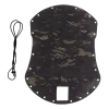 Wosport Laser Cut Cover Multicam Black universal helmet cover