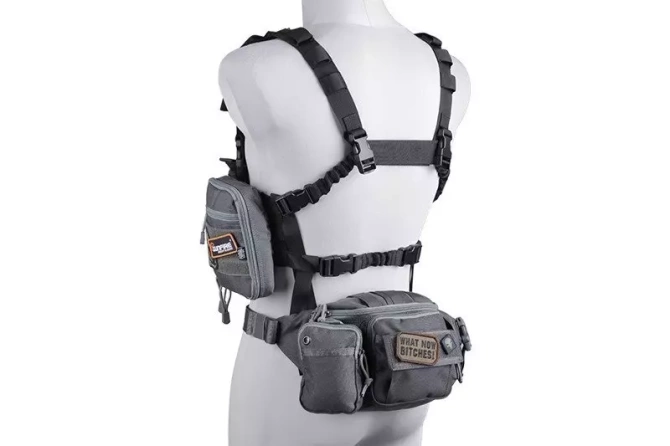 Dynamic Chest Rig Tactical Vest - Primal Grey