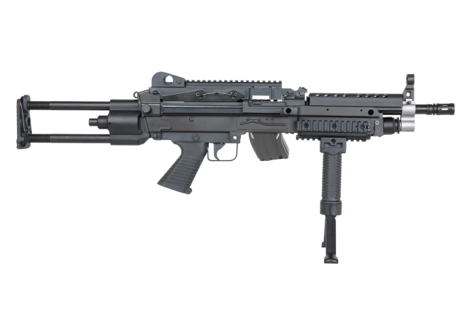 A&K M249 Para Black Airsoft Machine Gun