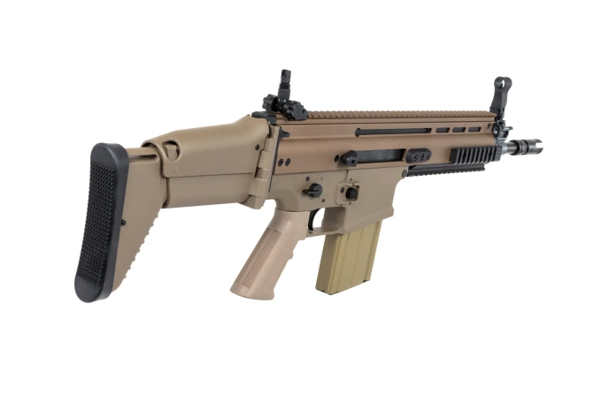 Karabinek szturmowy ASG Cybergun x FN HERSTAL SCAR-H CQC Tan