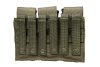 Triple M4/M16 Specna Arms magazine pouch with flap Olive