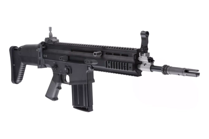Replika karabinka WE SCAR-H "Open Bolt" - czarna