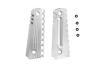 Aluminiowe okładziny chwytu do pistoletów typu Colt 1911 - srebrne