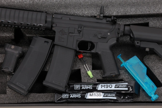 Karabinek ASG Specna Arms M4 RRA SA-P04 PRIME™ Aster II ETU BLDC™ Czarny