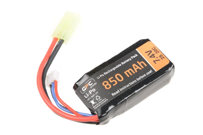 Li-Po 850mAh 7.4V 20C Battery