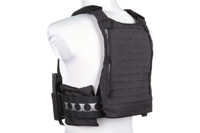 Wosport VE-75 Plate Carrier Tactical Vest Black