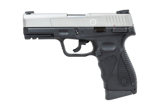 Pistolet ASG Cybergun 24/7 G2 CO2 Czarno-srebrny