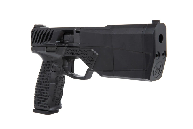 Replika pistoletu Krytac SilencerCo Maxim 9 Czarny