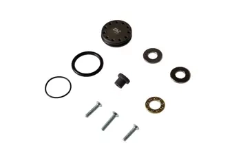 Double sealed piston head - Duralumin + Teflon