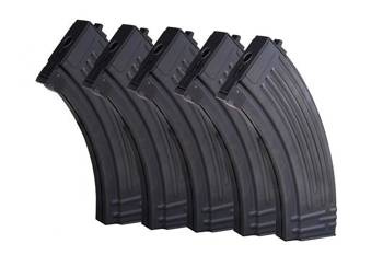 120rd mid-cap 5 magazine set for AK type replicas