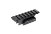 B-18 top mounting rail for AKS-74U replicas Black