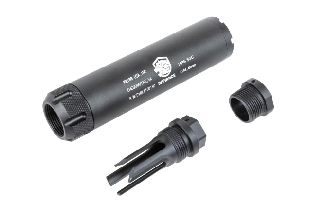 Cyma replica sound suppressor set with HY-204 replica flame suppressor