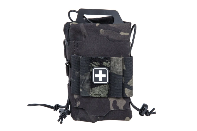 Taktyczna apteczka zrywana z panelem Molle Wosport MultiCam Black