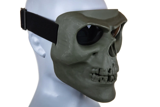 Skeleton Full Face Mask Olive