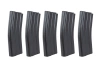 Set of 5 Mid-Cap 135/30 pellet magazines Arcturus EMM M4/M16 Metal Variable-Cap for M4/M16 replicas Black