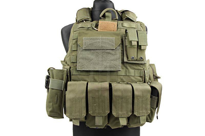Kamizelka typu CIRAS Maritime z kompletem ładownic - olive drab