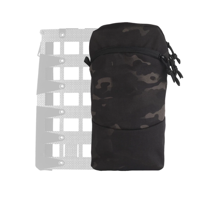Kieszeń uniwersalna Wosport Cargo 3x6 Pionowe Laser Cut Multicam Black