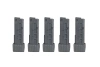 Set of 5 low-cap, 65-pellet magazines for APC9 airsoft submachine guns