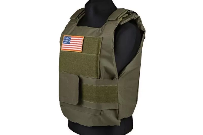 Personal Body Armor tactical vest - olive green