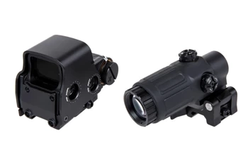 WADSN type XTO collimator set with magnifier type T33 Black