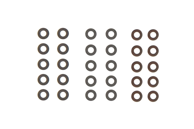 Zestaw stalowych podkładek