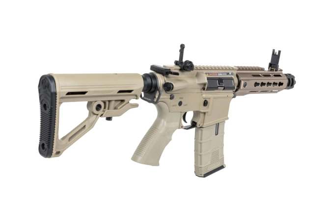 ICS Airsoft CXP-UK1 Captain FET Tan airsoft Carbine