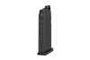 Green gas 22-bullet magazine for Glock 17 Gen 5 replicas