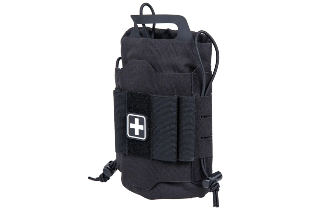 Tactical first aid kit with Molle panel Wosport Black