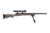 SW-04 Sniper Rifle Replica with scope and bipod (Upgraded) - tan