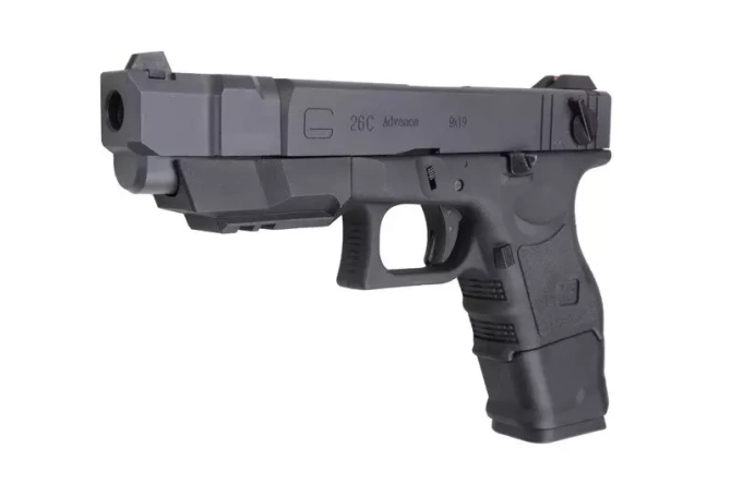 Replika pistoletu WE-G26C Advance Gen. 3 - BLK