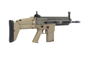 airsoft Cybergun x FN HERSTAL SCAR-H assault rifle with transport case Tan