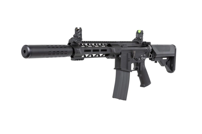 airsoft SRC DUAL POWER SR4 ZAROS-S GBB carbine with CO2 magazine