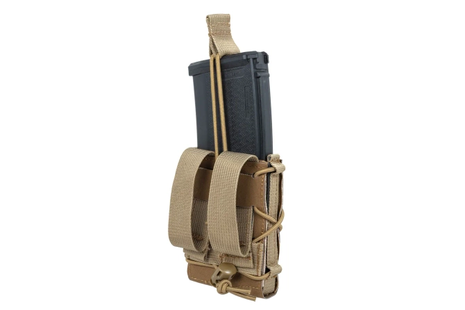 Pojedyncza ładownica typu Open Specna Arms Tactical na magazynki karabinowe Tan