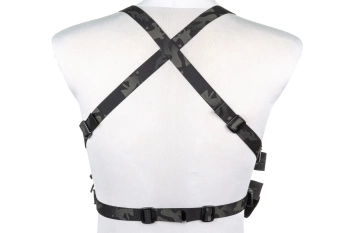 Minimalist Chest Rig waistcoat Wosport VE-108 MC Black