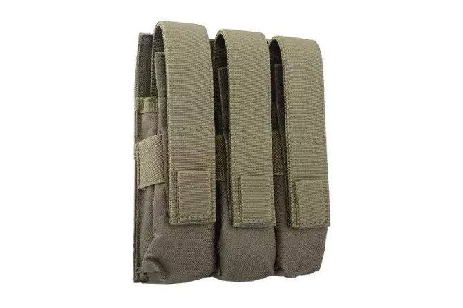 Triple magazine pouch for MP5 type magazines - olive