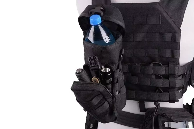 Rush Plate Carrier Tactical Vest - Black