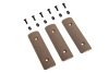 KeyMod & M-LOK Dark Earth rail protection panels