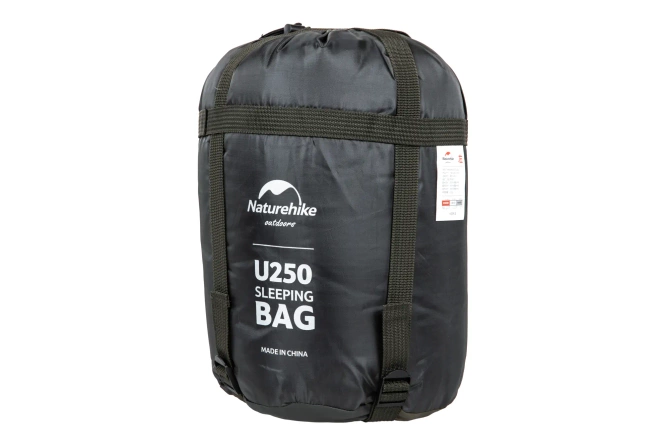 Naturehike U250 NH20MSD07 sleeping bag (+6°C / -10°C) (Left) Army Green