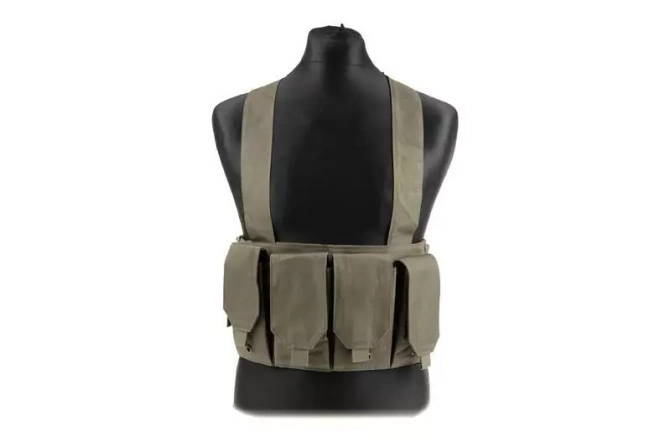 Kamizelka taktyczna typu Chest Rig - oliwkowa