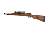 Kar98k spring airsoft rifle - wooden version + scope