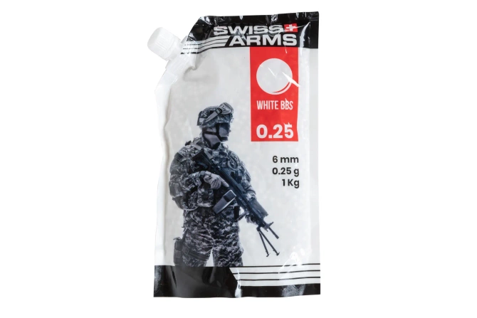 Swiss Arms BBs 0.25g 1 kg White
