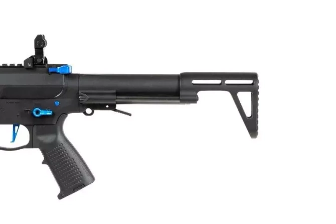 Replika pistoletu maszynowego Nemesis X9 - czarno-niebieska