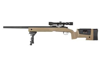 SA-S02 CORE™ Sniper Rifle Replica with Scope and Bipod - Tan