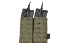 Double Laser-Cut MOLLE M4/M16 Magazine Pouch - Ranger Green