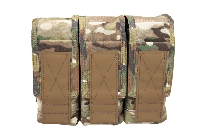 Triple lockable 7.62mm magazine pouch Emerson Gear Multicam