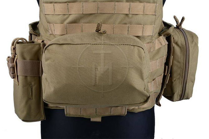 Kamizelka typu CIRAS Maritime z kompletem ładownic M - Tan