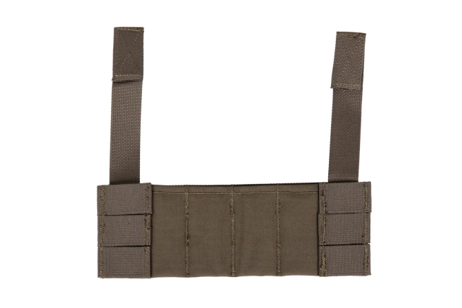 Dodatkowy panel Molle do kamizelek typu Chest Rig Wosport Ranger Green